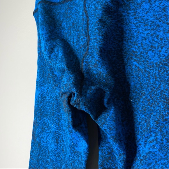 LULULEMON shocking blue Spray Jacquard High Times pant leggings 6 - Picture 8 of 10